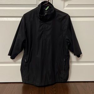 Izod Black Windbreaker Jacket